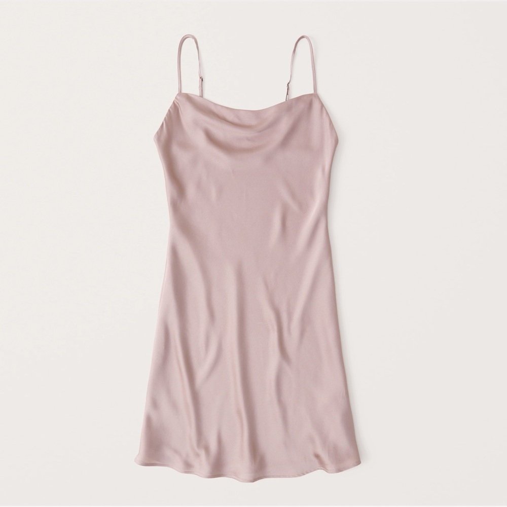 A&F Cowlneck Slip Mini Dress